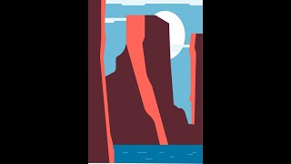 How To Make Mountain Vector Landscape In Abode Illustrator Drafixs