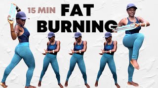 🔥15 MIN  FAT BURNING CARDIO  FOR WEIGHT LOSS🔥STRONG ABS🔥KNEE FRIENDLY🔥NO JUMPING🔥