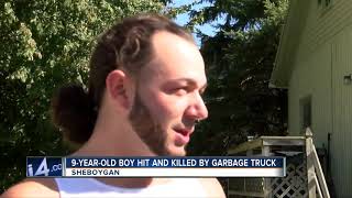 9-year-old dies after being hit by Sheboygan garbage truck