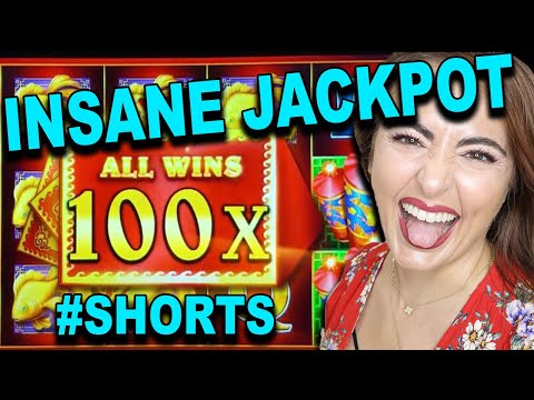 LANDED 100X FULLSCREEN & INSANE HANDPAY JACKPOT! #SHORTS #JACKPOT