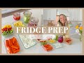 FRIDGE PREP | our staple produce items & healthy quick bite ideas to keep stocked!