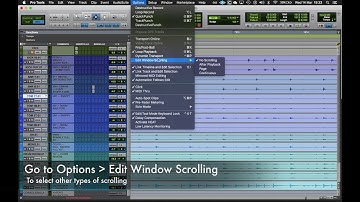 Changing Playback Scroll to Match Logic X