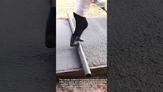 Creative Concrete Leveling Roller Technique #viral #shorts #video #technology
