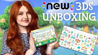 Unboxing Animal Crossing New 3DS XL Happy Home Designer Edition