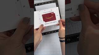 Finish the inside of a card! @emilymooredesigns#cardmaking