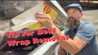 Annual Boat Wrap Removal - Behind the Scenes | #bassboats
