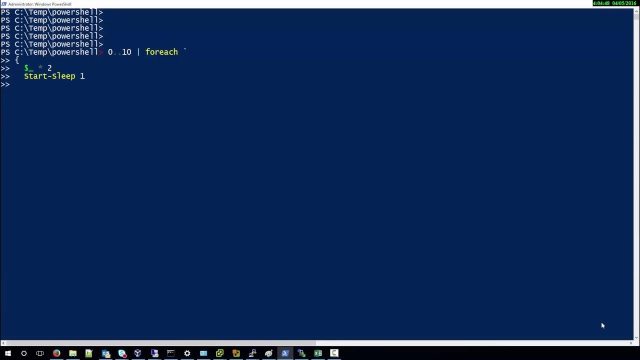 Temp txt. Комментарии в POWERSHELL. Sleep in POWERSHELL 5. Nebo Multi Ping. How to use Ninja in POWERSHELL.