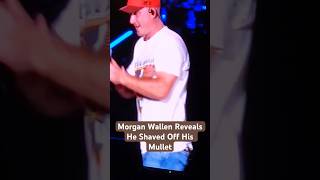 Morgan Wallen reveals he shaved his head, signature mullet gone. #morganwallen #shorts #countrymusic Content