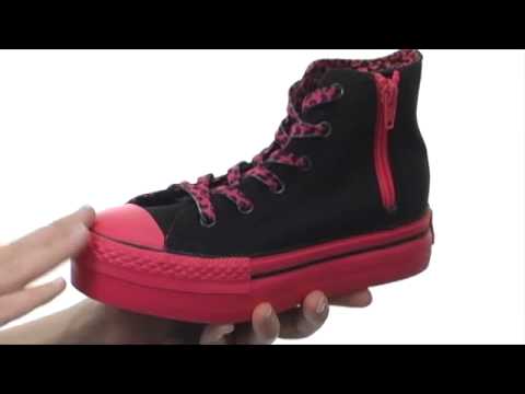 Converse Kids Chuck Taylor® All Star® Platform Zip Hi (Little Kid/Big Kid)  SKU:#8153978