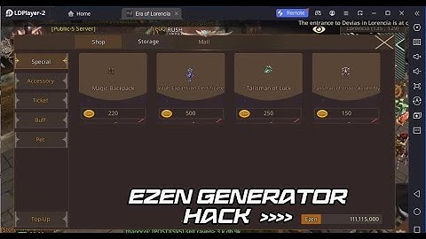 Era Of Lorencia Ezen Hack !