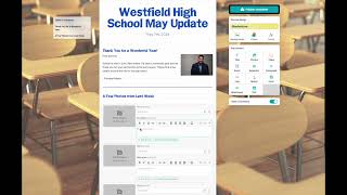 How to Make a School Newsletter with Smore