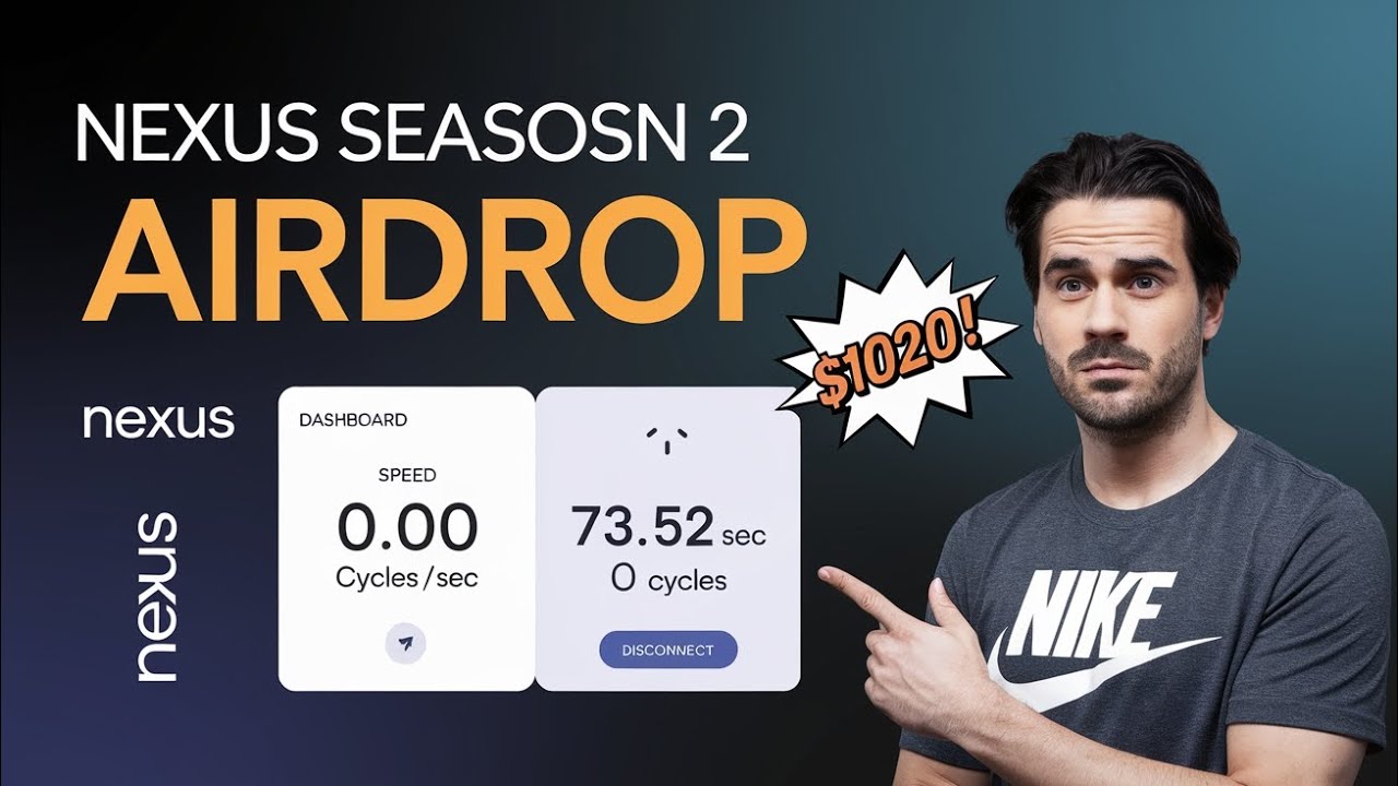 Nexus Testnet Season 2 Airdrop Full Guide || Raised $25M || English ...