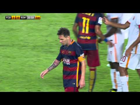 Messi loses his cool!