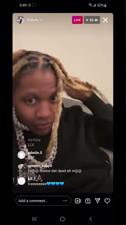 Lil durk reacts to nba youngboy diss track on him😱😱