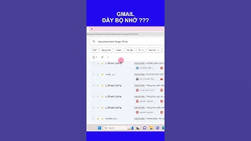 Giải phóng dung lượng gmail