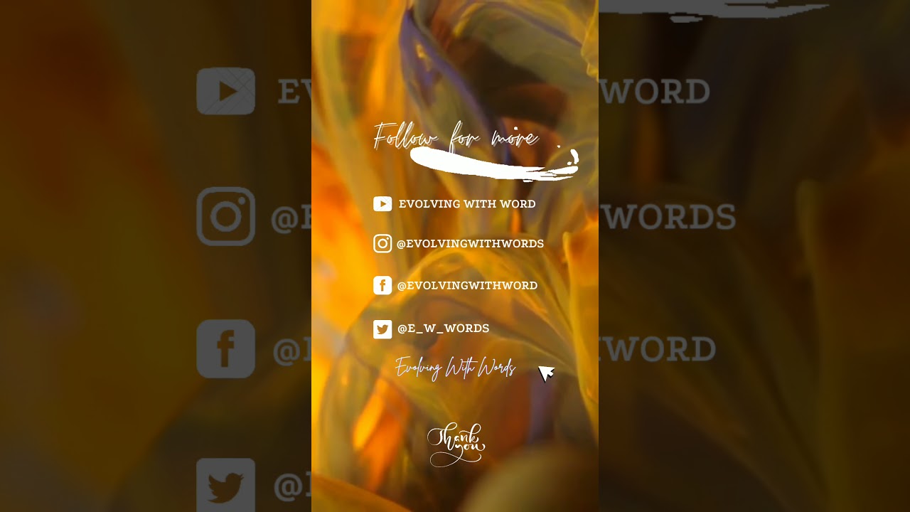 Self Reflection | Reflect On Your Thoughts | Word| Self Reflect | Evolving With Words | Bharati Kadu