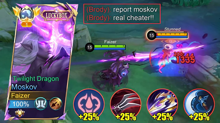 MOSKOV INSANE LIFESTEAL & CRIT DAMAGE 100% BROKEN | MOSKOV NEW BEST BUILD & EMBLEM 2024