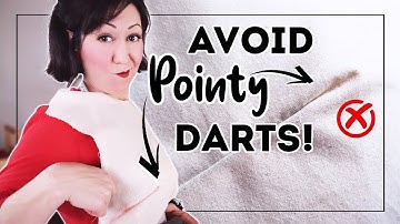 5 TIPS ON HOW TO SEW NON-POINTY DARTS! ✂ (Basically how to sew your best darts ever!)