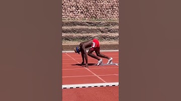 sprint technique of start pushing back the ground