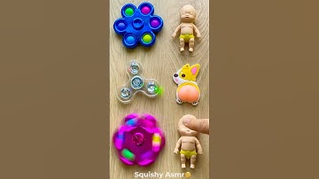 Squishy Corgi Fidgets Fun Video! #satisfying #squishy #corgi #fidget #funny #shorts