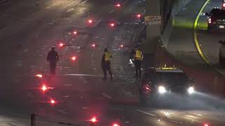 Veh Vs Ped Closes Lanes On S101 FWY DTLA Possible Fatal | DOWNTOWN LA, CA   11.9.22