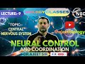 @central nervous system, @neural control and coordination one shot for neet