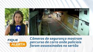 Security cameras show route of car where police officers were murdered in the hinterlands