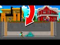 Pranking My Friend with a Secret Tunnel to His House in Minecraft 😂