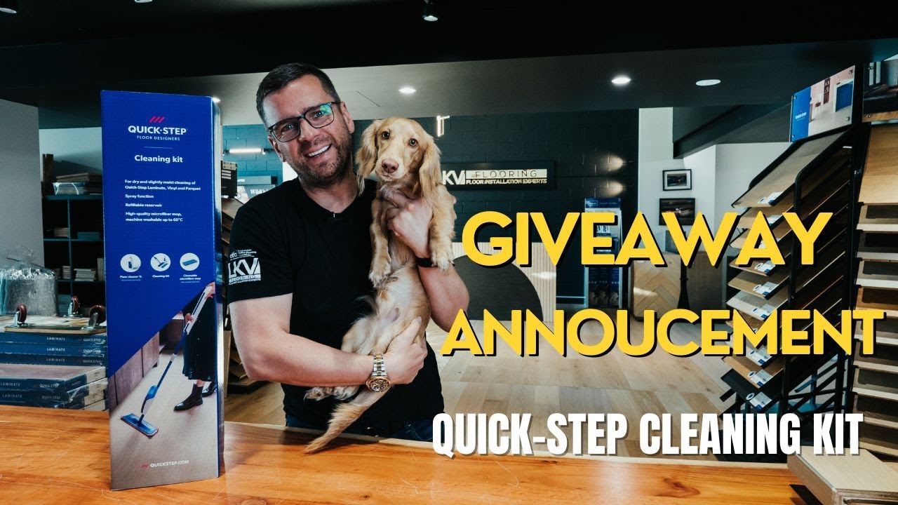 Quick-step Cleaning kit Giveaway announcement - YouTube