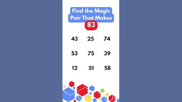 LEVEL UP: Number Ninja Edition - Find the Golden Pair! #math #numberproblem #numbergames