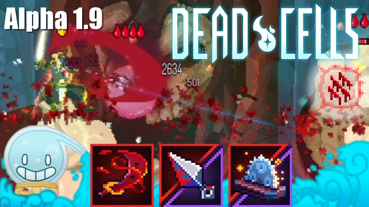 Burst Damage Bleeding! - Dead Cells: Alpha update 1.9 - Bleed Rework Showcase - 5BC - (Commentary)