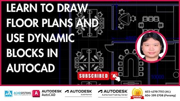 Learn to Draw Floor Plans and Dynamic Blocks In AutoCAD