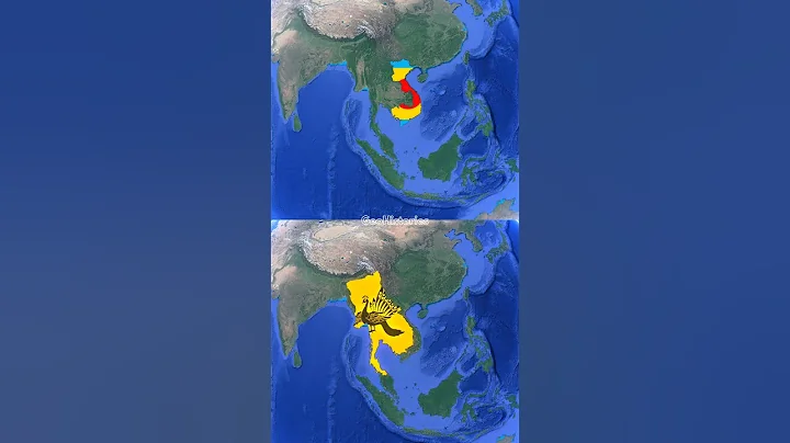 Evolution of Vietnam & Cambodia #maps #history #historymap