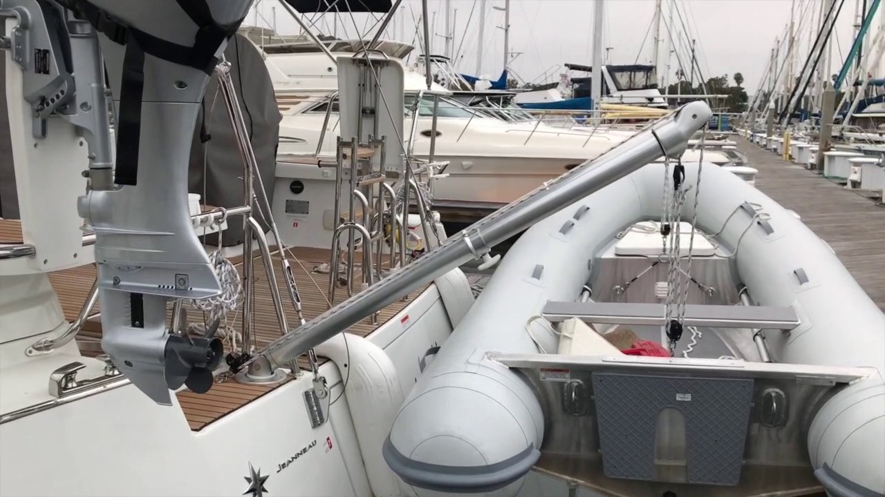 Davit System &amp; Dinghy on New Jeanneau 54 By: Ian Van Tuyl 