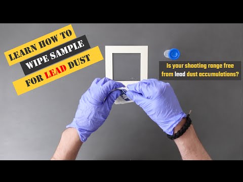 Learn how to conduct lead wipe sampling at your shooting range.