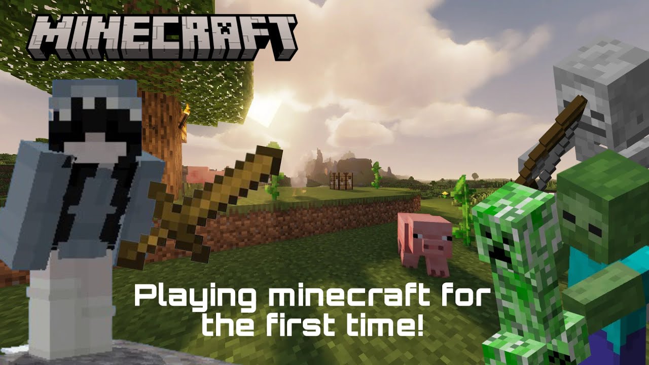 Minecraft survival | Playing Minecraft for the first time! | Funny ...