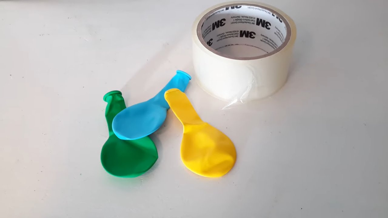 Я ВЗЯЛА 3 ВОЗДУШНЫХ ШАРИКА И СКОТЧ РЕЗУЛЬТАТ МЕНЯ ПОРАДОВАЛ..3