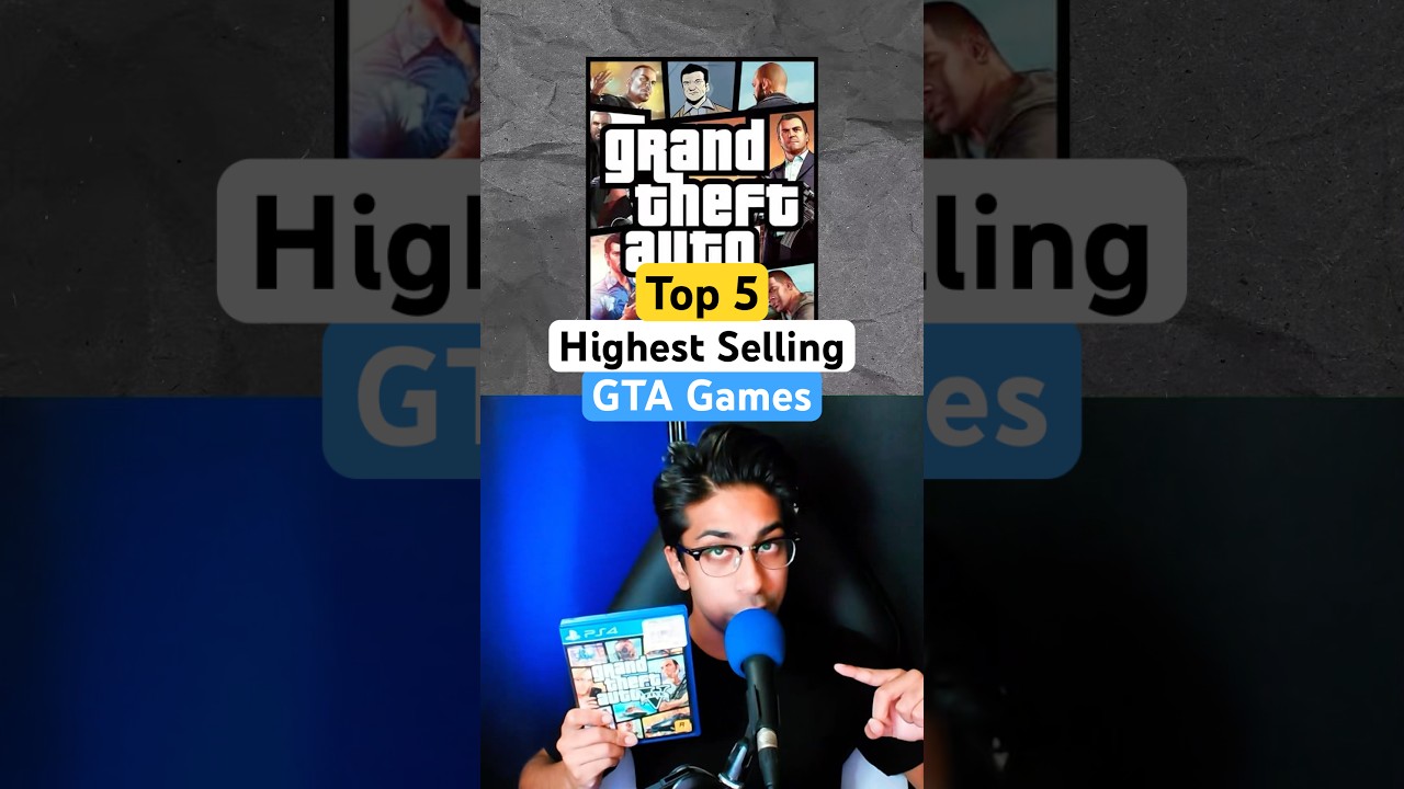 Top 5 Highest Selling GTA Games 🚔