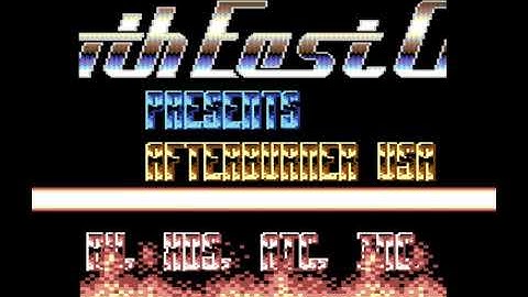 NEC Intro - Commodore 64 - C64 - Afterburner - Cracktro