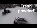 Ripping through the open trails on the old arctic cat!