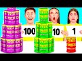 100 Couches de Nourriture Défi | Bataille Alimentaire Épique