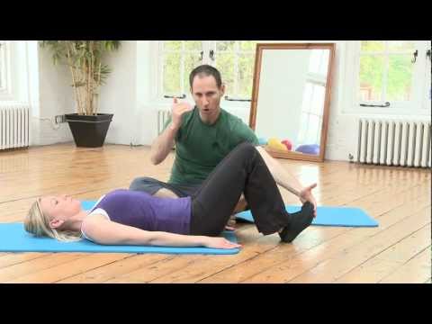 Leg Slide Pilates Exercise from yoopod.com 