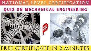 Mechanical Engineering Online Quiz | Top 15 Mechanical Engineering Interview Questions With Answers