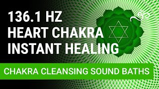 136.1 Hz Frequency - Heart Chakra Healing Music (Pure Tone Inside)