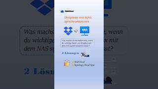 Dropbox mit NAS synchronisieren – MultCloud vs Synology Cloud Sync#dropbox #nas #synology