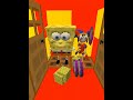 Pedro pedro raccoon  vs pomni  and spongebob  minecraft shorts