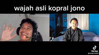 WAJAH ASLI KOPRAL JONO!😱