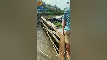 Anh em qua những loại cống ngăn mặn kiểu tự đóng mở này thì nhớ kỹ xíu mới an toàn