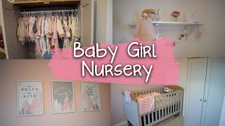 Updated Nursery Tour // Baby Girl Nursery