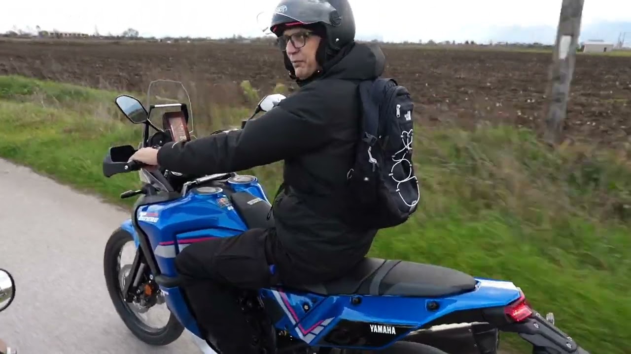 YAMAHA TENERE 700 WORLD RALLY in the streets